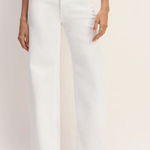 Everlane  The Way High‎ Sailor Jean in Bright White Wide Leg Denim NEW Size 23R Photo 0