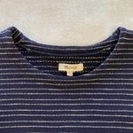 Madewell  Striped Side Lace Up Cotton Sweater Size XXS Photo 11