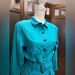 Vintage 80’s Gitano Teal full skirt dress. Size M Blue Size M Photo 1