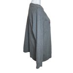 Lane Bryant  Gray Red Sweatshirt Buffalo Plaid Snowflake Size 14/16 Cabincore Photo 2