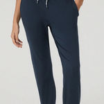 Vuori Ponto Performance Black Joggers with White Drawstring Photo 0