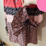 Derek Lam  10 Crosby silk boho peasant long sleeve Carnation blouse 6 Photo 6