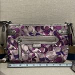 Coach Poppy Daisy Signature Multi Purple Kaleidoscope Crossbody Photo 6
