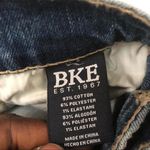 BKE NWT  Aiden Blue Faded Wash White Distressed Ripped Denim Jeans Capris Shorts Jorts Slim Fit Low Rise #Grunge #Biker #Gothic #Emo #Subversive  Photo 4