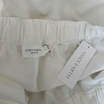 Cozy Earth coastal white comfort shorts NEW linen casual scandi girl minimalist Size L Photo 7