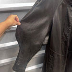 vintage Giovenzana Moda black leather jacket, 1980s or 1990s Size M Photo 4