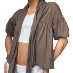 Patagonia  Astrid Wrap Cardigan Women's Medium Brown Earthenware Organic Cotton‎ Photo 0