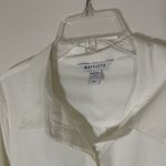 Athleta  White outdoor button down long sleeve collar top 2X Photo 1