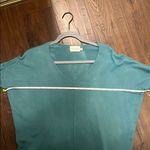 Dreamers  oversized Teal V-Neck Sweater-Size S/M Photo 3