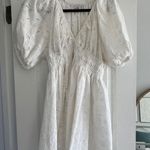 Olivaceous Mini white dress  Photo 0