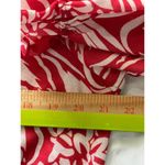 Vintage 70s Georgee Originals Button Front Red Floral Top Blouse Size Medium Photo 6