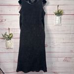 Abel Distressed Wash Thermal Knit Fit & Flare Dress | Women’s Medium Gray Photo 3