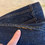 Vintage Denim Jean Jacket Dark Wash Size Large 100% cotton Photo 6