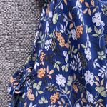 Rose + Olive  Womens Blouse Size 3X Bohemian‎ Floral Flowy Peek-A-Boo Sleeve Photo 13