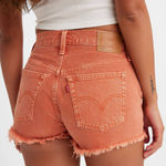 Levi's Orange Levi’s Shorts Denim Photo 0