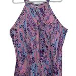 Unknown Brand Women's Abstract Pink Purple Blue Tank Top Razar Back Size‎ XL Photo 0