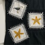 Vintage Country Wear Casuals‎ Coastal Grandma Button Front Midi Dress Size LARGE Black Photo 4