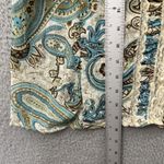 Faded Glory Vintage  Button Up Top Paisley‎ Fairy Boho Y2K Retro Women's Large Photo 8