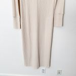 Modern Citizen [] MDRN Beige Ribbed V-Neck Longline Button Cardigan Sweater XL Photo 7