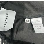 Sleeper Black Sparkle Glitter High Waist Stretchy Wide Flare Pants sz XS NEW Tag Photo 3