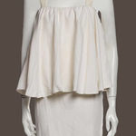 WHIT Silk White Shift Dress Size Petite Photo 0