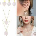 Boutique NEW Sparkly Gold Unisex-Women’s Pearl Heart, Yellow Gold Filled Necklace, 16-18” Photo 9