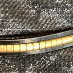 By Malene Birger Tweed Blazer Black Jacket Chic Metallic Gold Flecks Zip Front 8 Photo 6