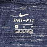 Nike ‎ DRI-FIT Hoodie Womens M Legend Veneer Navy Long Sleeve Baseball Spell Out Photo 2