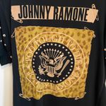 Black Graphic Studded Johnny Ramone T Photo 5
