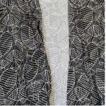 LuLaRoe  XL Kimono Duster Open Front Cardigan Black White Abstract Lightweight Photo 5