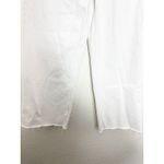 ZARA  High-Rise Wide Leg Crossover Waist Jeans Size 8 White Preppy Chic Photo 9