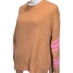 Aerie - Caramel & Pink chunky knit oversized Sweater XS Photo 0
