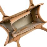 Caroline Hill  Ricky Mini Tote in Straw Nude Photo 6