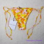Aila Blue NEW Free People Palm Bikini Bottoms, size M Photo 6