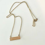 Rose gold “Beloved” bar necklace Photo 0