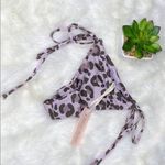 Chloe Rose Dream On Side Tie Bottom in Purple Leopard NWT Photo 1