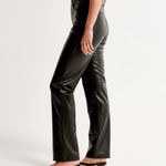Abercrombie & Fitch Vegan Leather 90s Straight Pant Photo 1