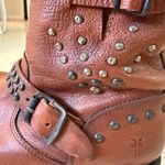 Frye  women’s Veronica stud short boot brown Photo 5