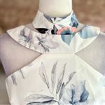 L'ATISTE L’Atiste Ivory Floral Halter Cutout Cropped High Neck  Top 8 Photo 2