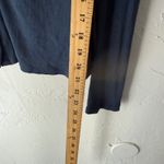 Madewell Ribbed Button Front Long Sleeve Top Womens Small Collared Blue Preppy Photo 5