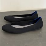 Rothy's  The Square Flats Womens Black Minimalist Neutral Slip On Knit Size 10 Photo 2