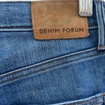 Denim Forum The Lola High Rise Skinny Crop Denim Blue Size 26 Photo 8