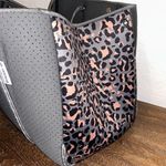 Ahdorned Ah-Dorned Neoprene Animal Print Large Tote Shoulder Purse Bag Photo 2
