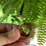 Quartz Digital LCD Ring Watch Expansion Band Gold Toned UNTESTED Needs Battery Photo 1