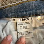 Hudson Jeans Hudson Light Denim Wash Amber Raw Edge Hem Jean Shorts 26 Photo 6