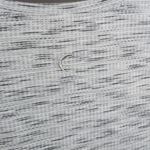 Zyia  Active Infinity Wrap Tank Crop Top Womens Size XL Space Dye Light Gray Photo 4