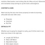 Tobi Slate Grey-Blue Lace Backless Maxi Dress Photo 11