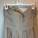 Bill Levkoff  NWT Strapless Taupe Dress Size 8 Photo 3