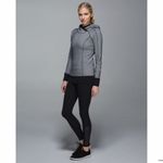 Lululemon Think Fast Hoodie Herringbone Size 6 Photo 2