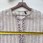 Theory Galinne speckle boucle blazer jacket Open Front Tweed S Photo 6